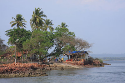 Crossing the Terekhol River