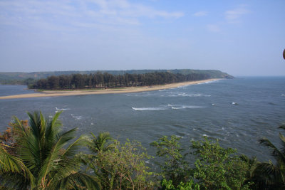 Querim Beach from Fort Tirakol