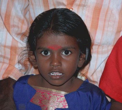Large-eyed Tamil girl