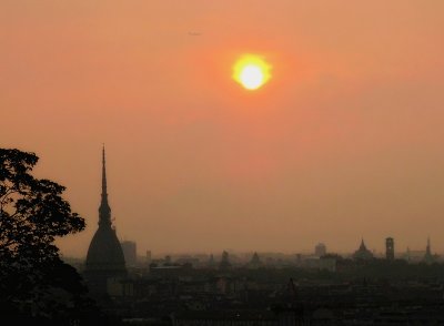 Urban sunset