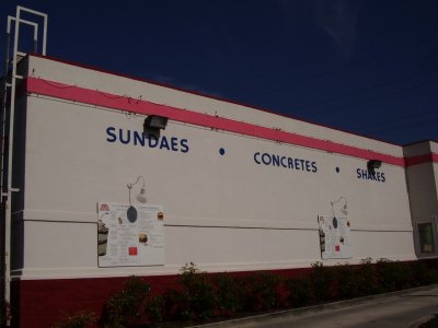 I'll have a little cement on my sundae please