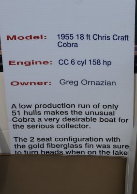 1955 Chris Craft Cobra