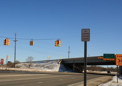 Michigan's no stopping stop light
