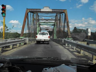 The Berkley-Dighton Bridge across the Taunton River, Berkley and Dighton MA.