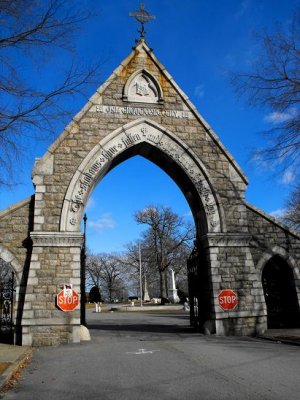 Oak Grove Cemetery Main Gate.