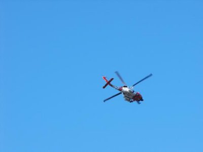 First photo, of the helicopter alone.