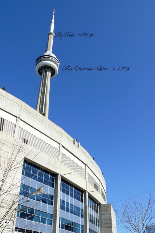 CN Tower and Rogers Centre, Toronto, Ontario