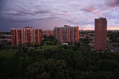 Dusk, Balcony View