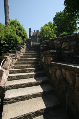 Stairs, Boldt Castle, Heart Island, Alexandria Bay, New York