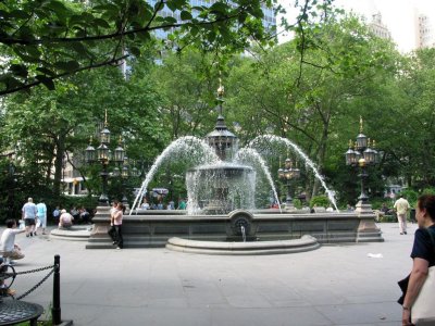 City Hall Park Fountain, NYC