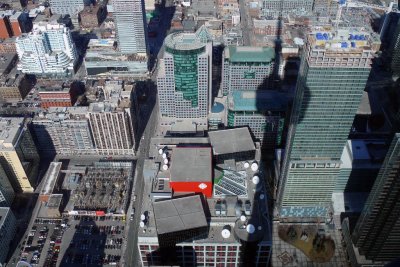 Shadow, CN Tower, Toronto, Ontario