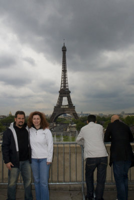 On Trocadero towards Tour Eiffel