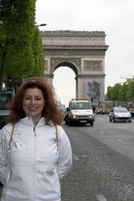 At the Arc de Triomphe