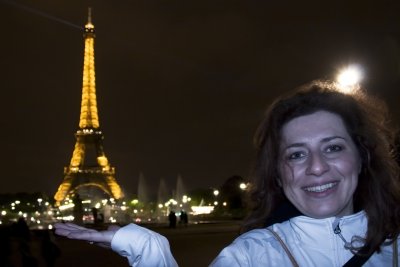 On Trocadero towards Tour Eiffel