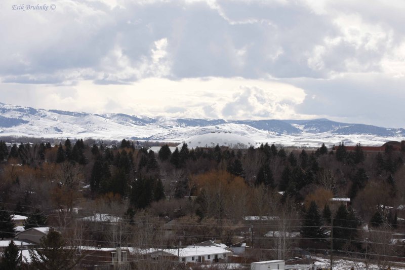 Mountain tops in Bozeman