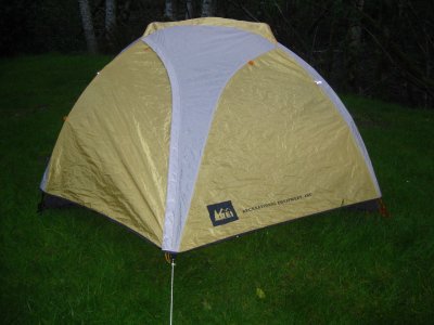 My tent with the rain tarp on