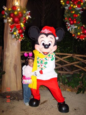 Uma with Mickey