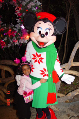 Uma with Minnie