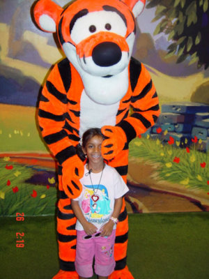 Uma with Tigger