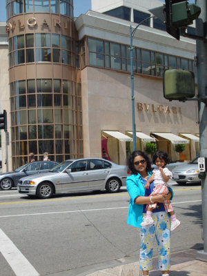 On Rodeo Drive in the heart of Hollywood.