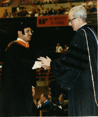 Andy's M.S. in Engineering Graduation, Univ of Florida, 1990