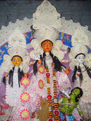 Rani (Queen) Rashmoni's Puja at her ancestral mansion in Janbazar, dating back over 100 years.