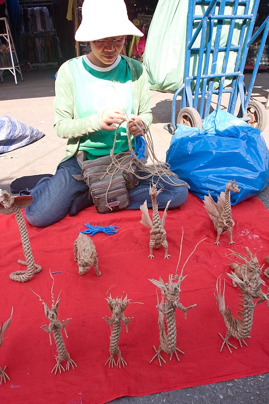 Hand made from rope