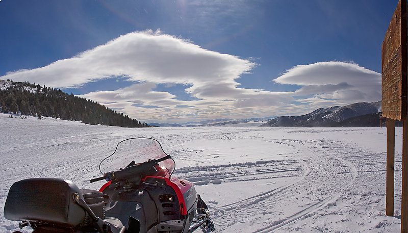 Snowmobiling