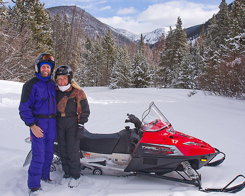 Snowmobiling