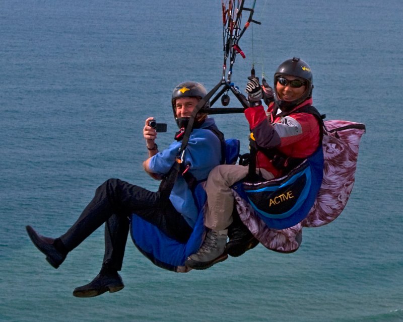 Michael in the air