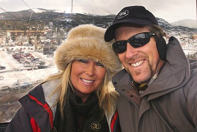 Wife and I on the Gondola, Breckenridge