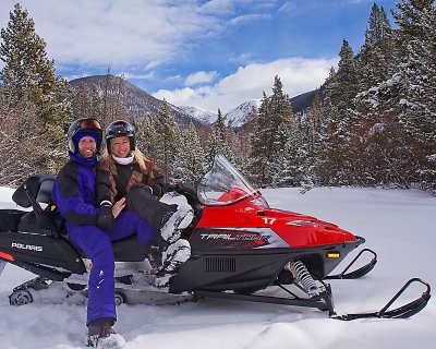 Snowmobiling