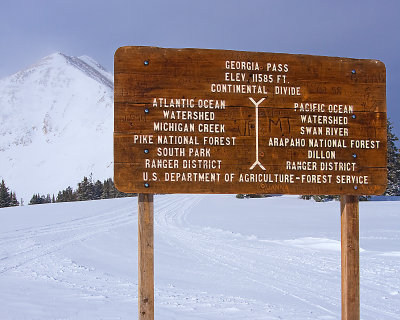 View from Georgia Pass
