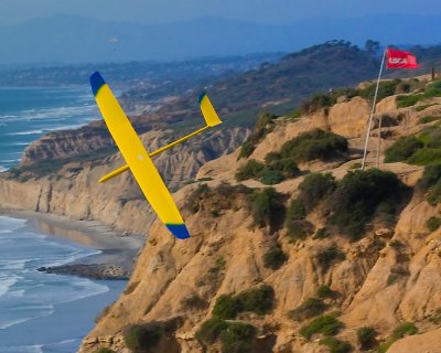 Eric RC soaring at Torrey Pines