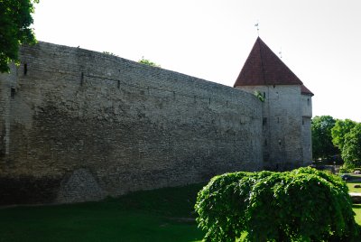 Cannon Walls of Old City of Tallinn, Estonia