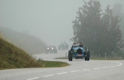 100 ans Bugatti - Bugatti dans la brume