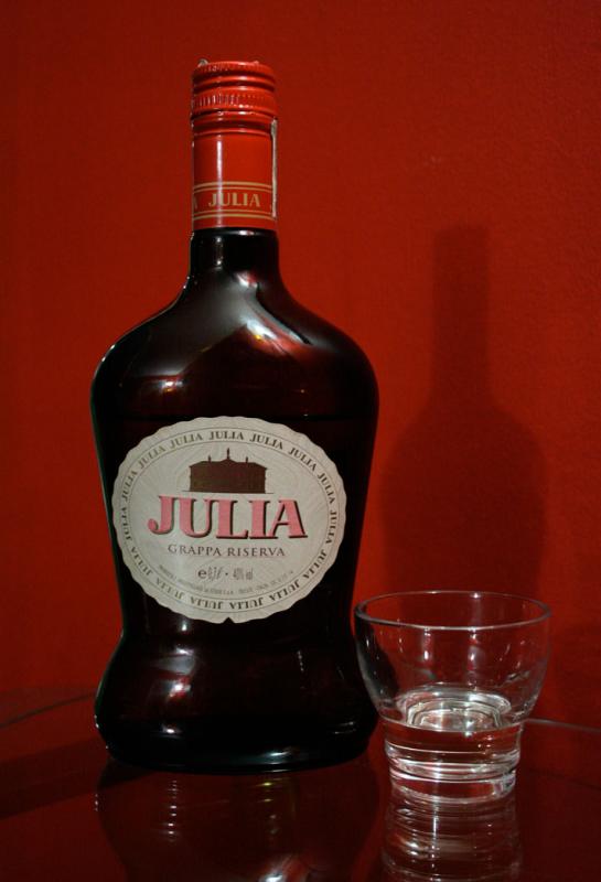 Tongue blistering grappa