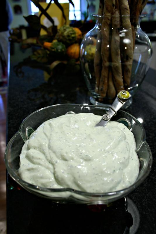 Garlic-thyme dip