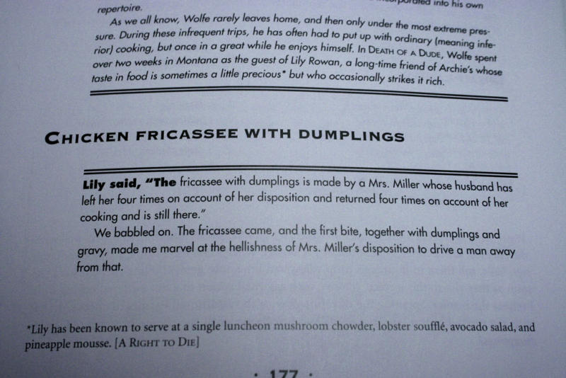 Chicken Fricassee with Dumplings