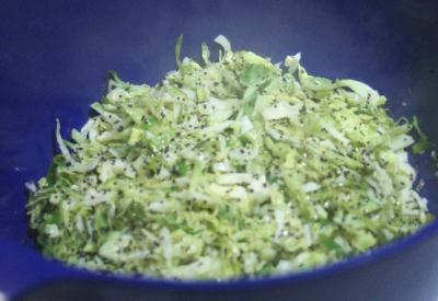 steaming sprouts