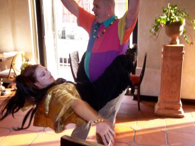 Disturbingly, white folk get down.