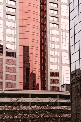 Portland Buildings reflections