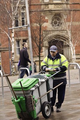Manchester street cleaner