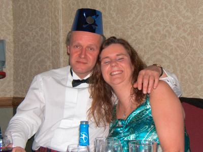 Tommy Cooper and Fiona