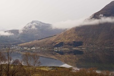 Loch Leven and Glencoe village