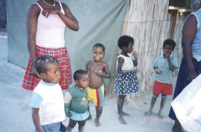 Botswana, Africa..Village children