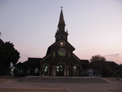 The church at sunset