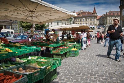Le marché de Fribourg (Suisse - Switzerland)
