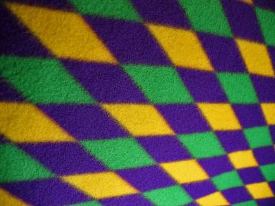 Mardi Gras Blanket