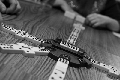 Playing Dominoes